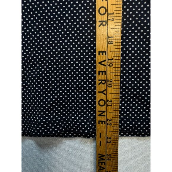 Tommy Hilfiger Womens V-Neck T-Shirt Size S Navy Polka Dots Short Sleeves Casual - Picture 8 of 12